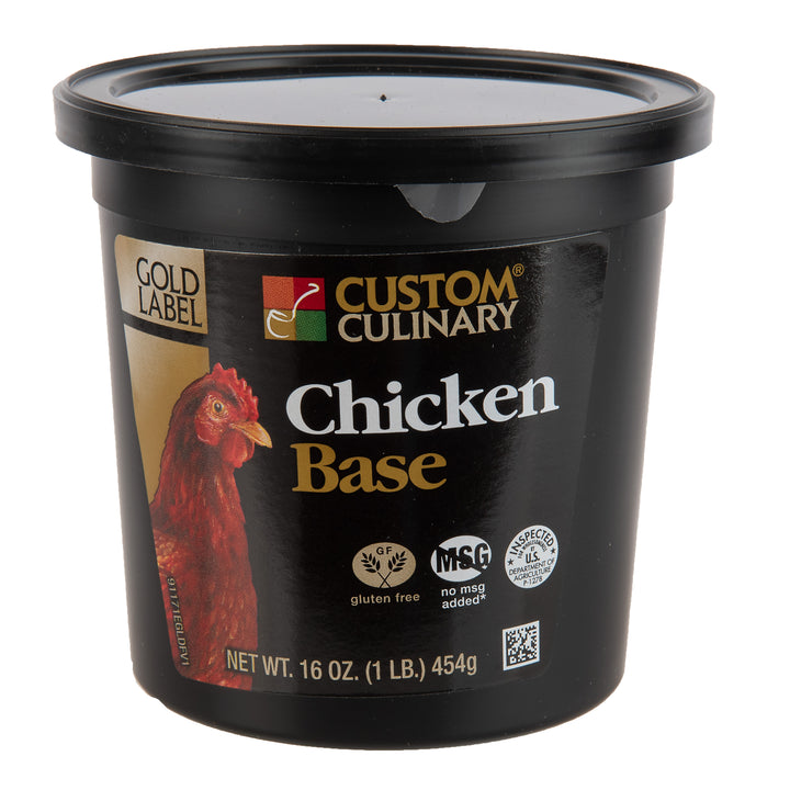 Gold Label No Msg Added Chicken Base Paste-1 lb.-6/Case