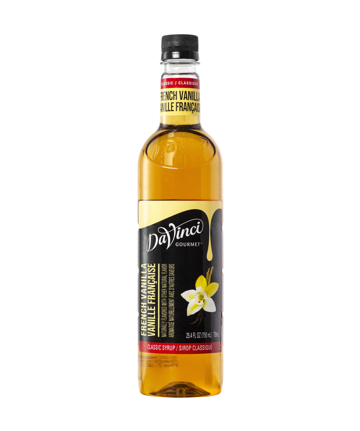 Davinci Gourmet Syrup French Vanilla Flavored-750 Milileter-4/Case