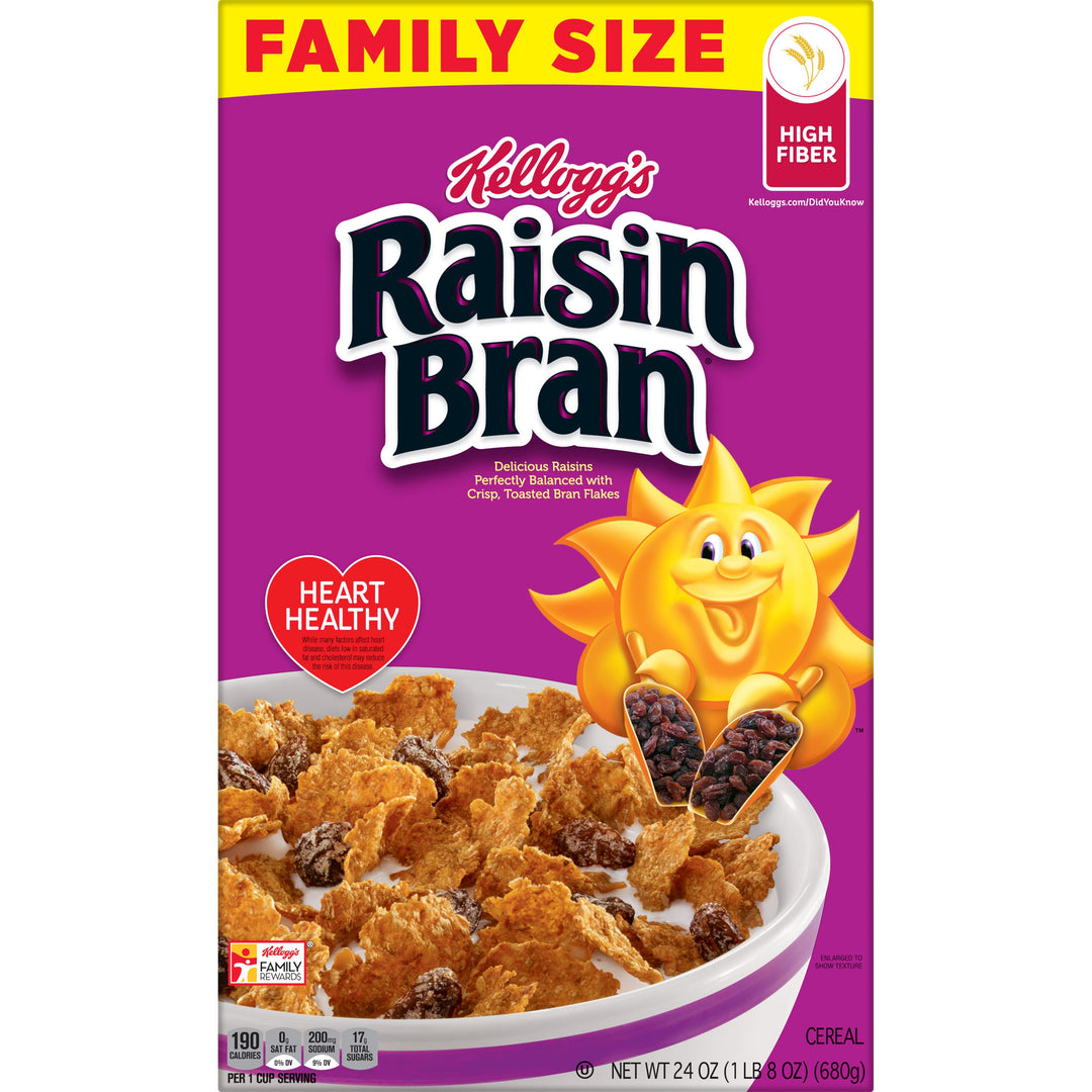 Kellogg's Raisin Bran Cereal-24 oz.-16/Case