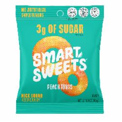 Smartsweets Peach Ring Gummy Candy-1.8 oz.-12/Box-6/Case