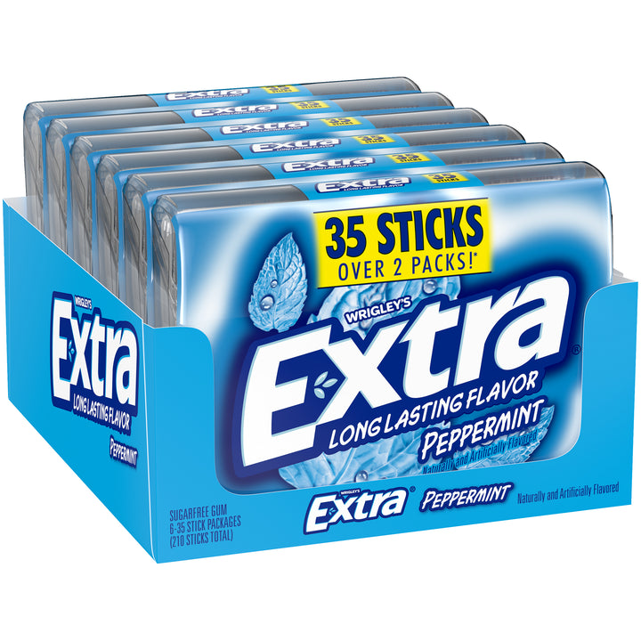 Extra 35 Stick Peppermint-35 Piece-6/Box-8/Case