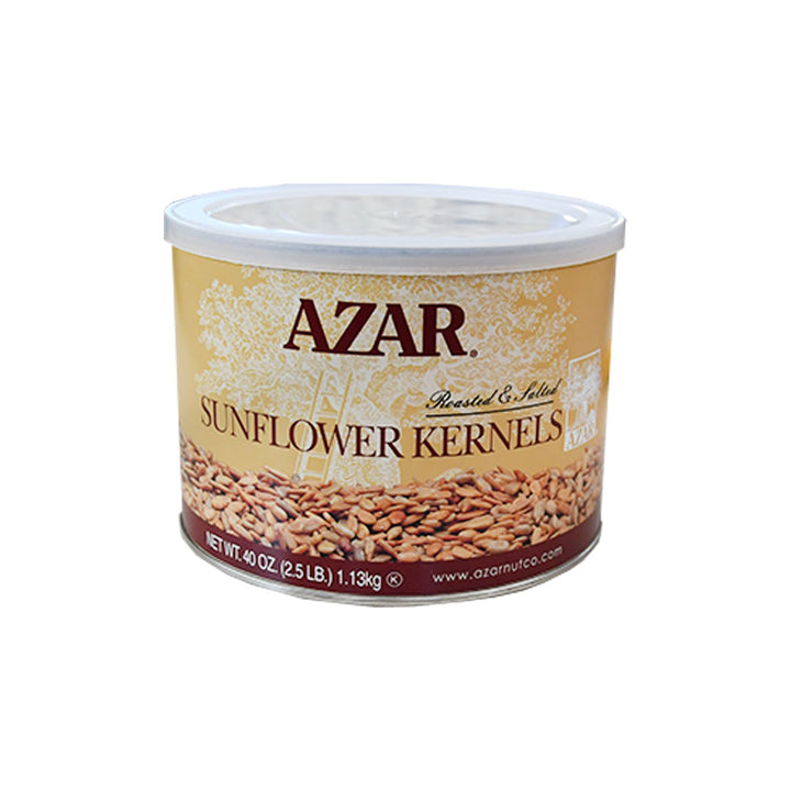 Azar Roasted Salted Sunflower Kernel-2.5 lb.-6/Case