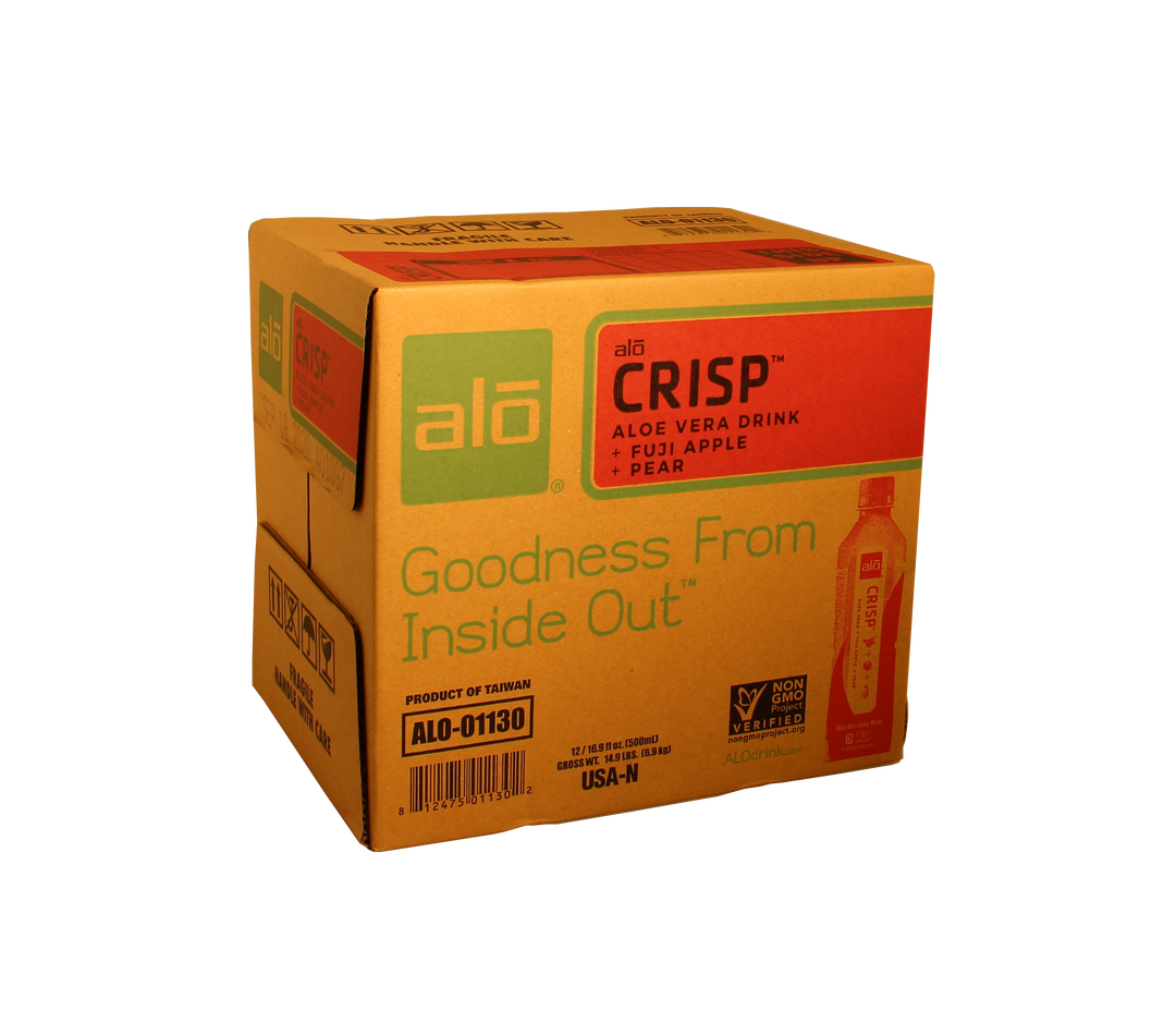 Alo Drink Crisp Aloe Apple Pear-16.9 oz.-12/Case