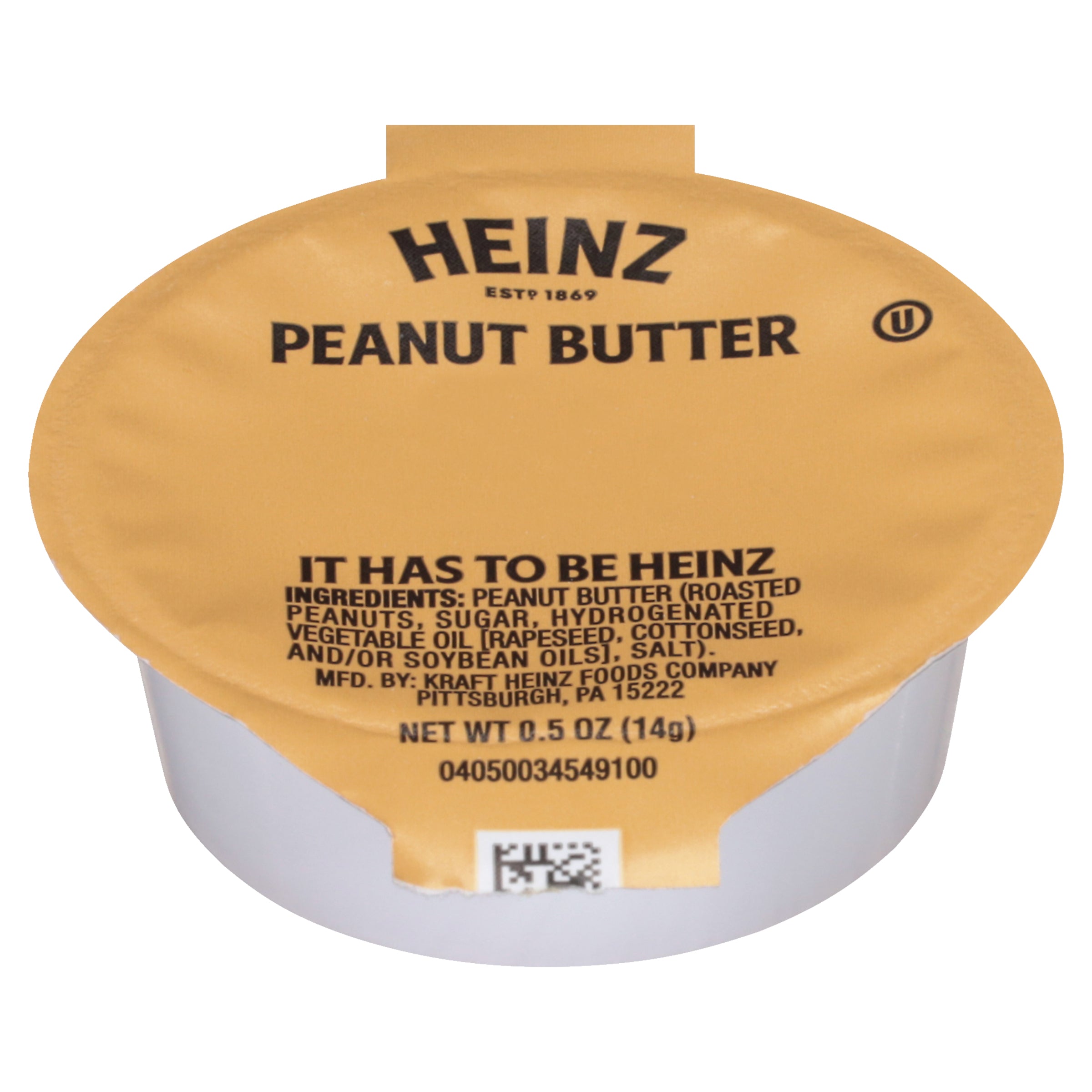 Heinz Portion Pack Peanut Butter-0.75 oz.-200/Box-1/Case MPN