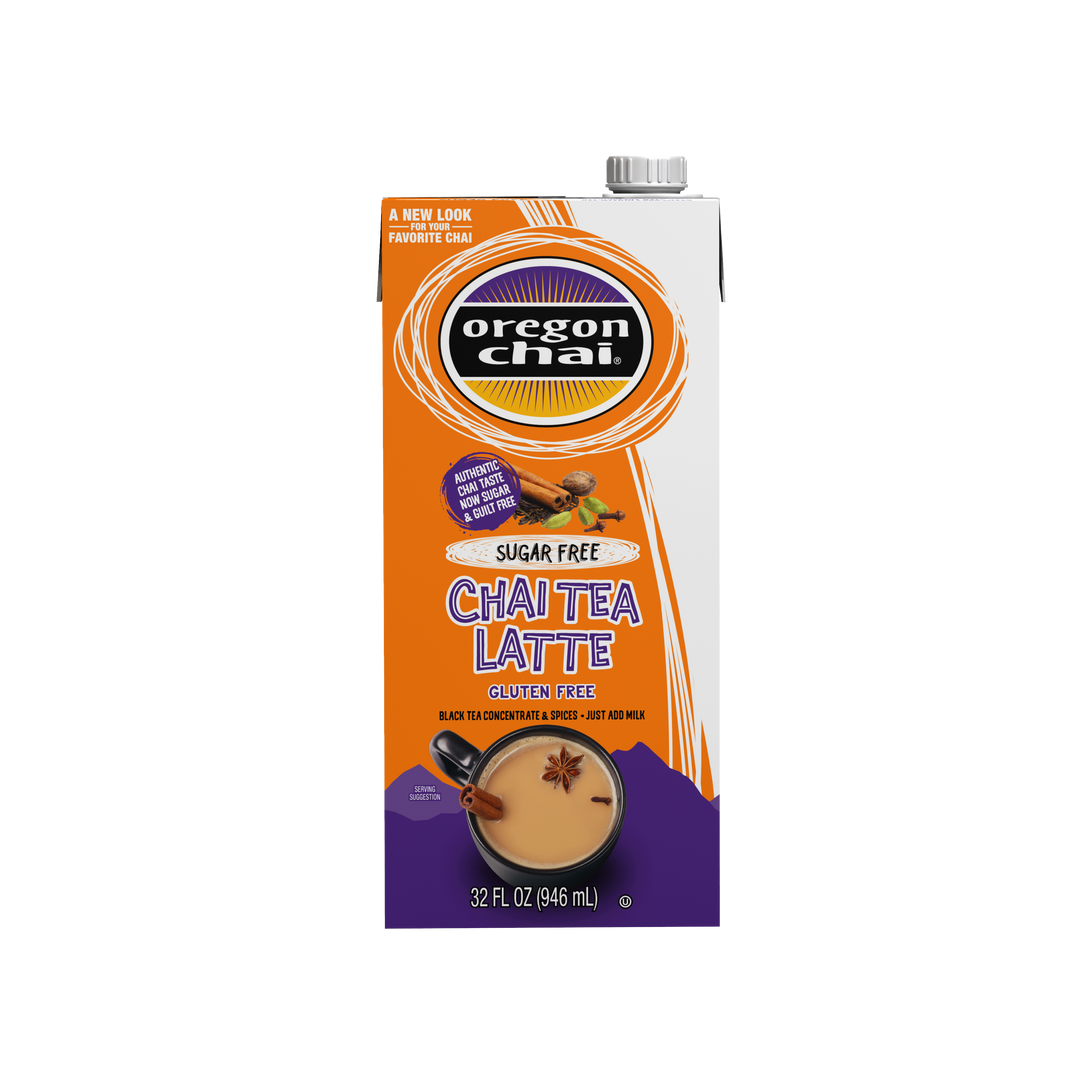 Oregon Chai Sugar Free The Original Chai Tea-32 fl oz.s-6/Case