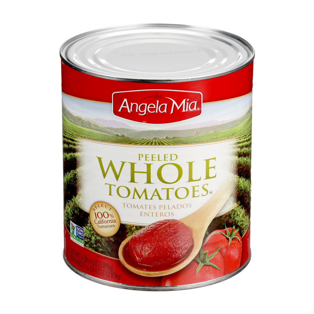 Angela Mia Tomato Whole Peeled #10 Can-102 oz.-6/Case