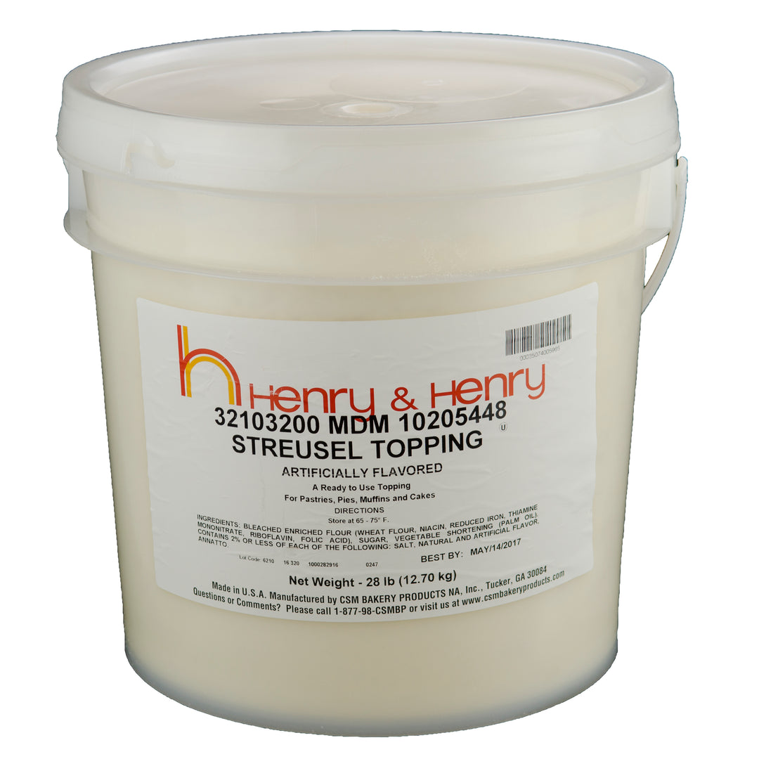 Henry And Henry Streusel Topping-28 lb.