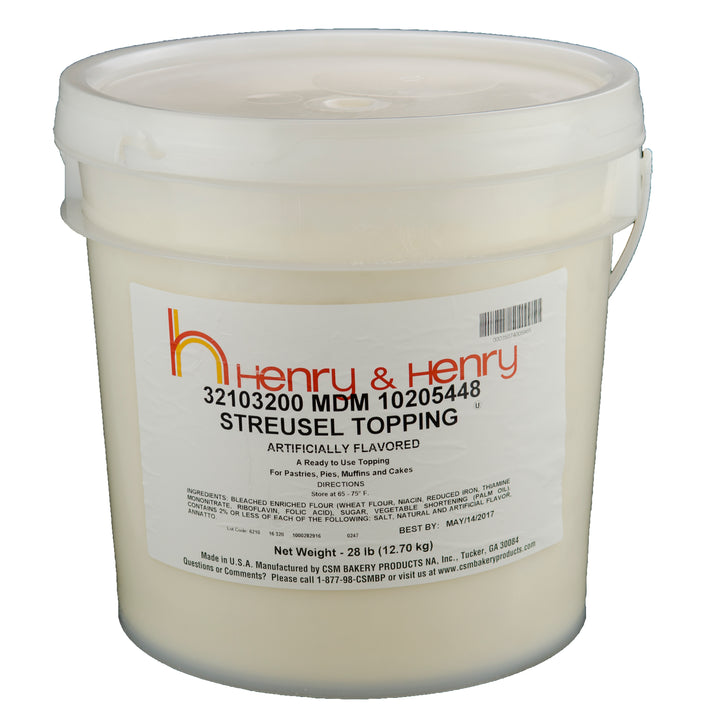 Henry And Henry Streusel Topping-28 lb.