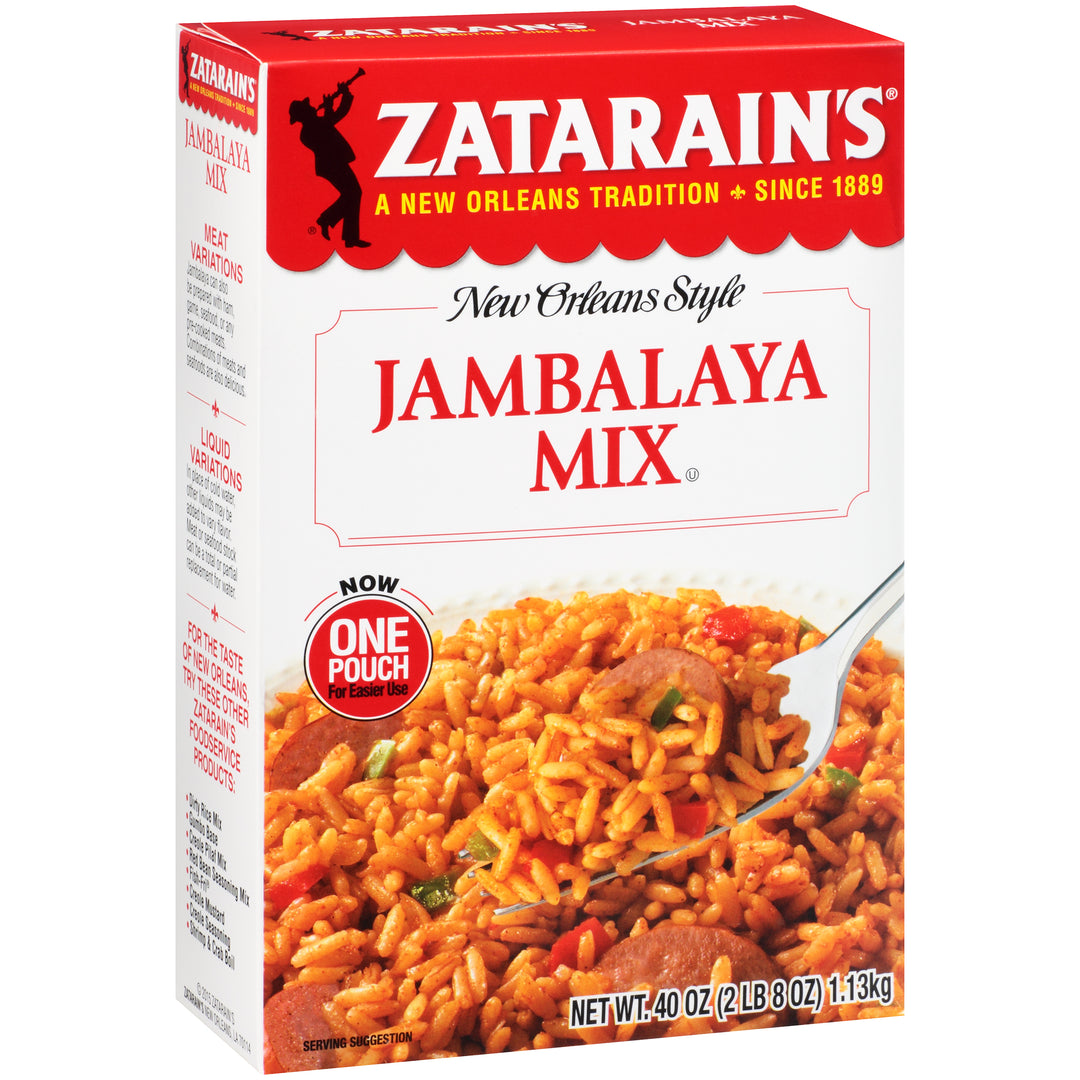 Zatarains Jambalaya Mix-40 oz.-8/Case