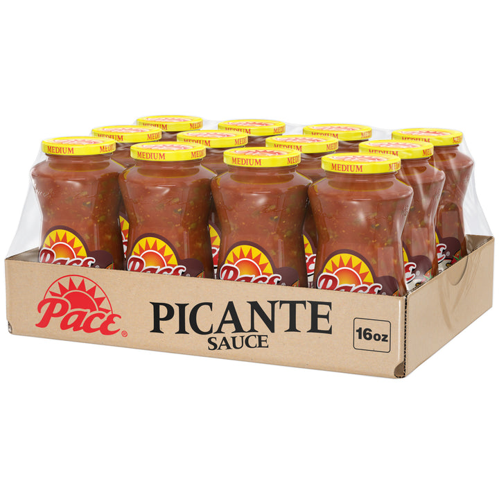 Pace Medium Picante Sauce-16 oz.-12/Case