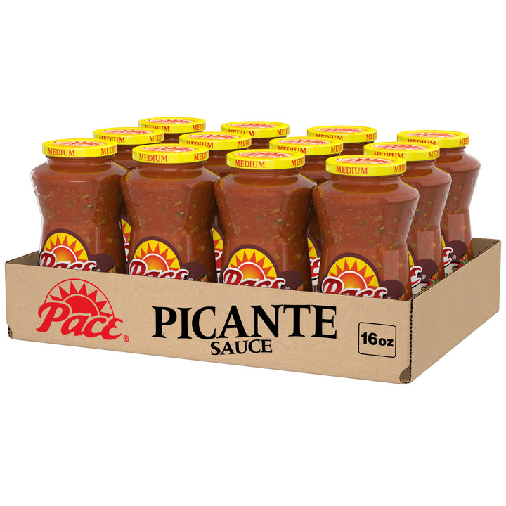 Pace Medium Picante Sauce-16 oz.-12/Case