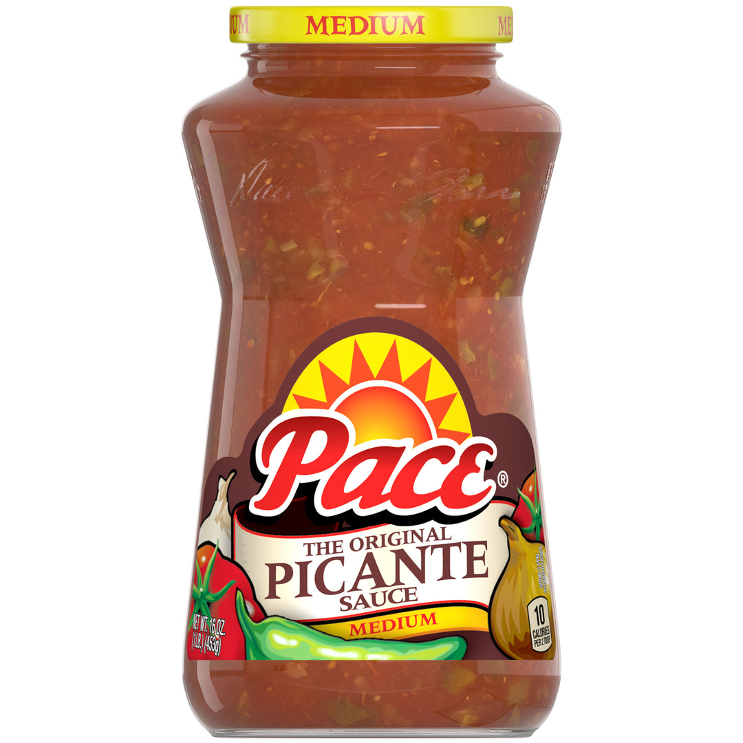 Pace Medium Picante Sauce-16 oz.-12/Case