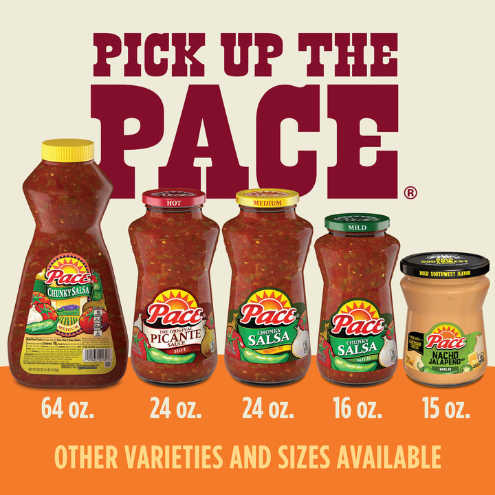 Pace Medium Picante Sauce-16 oz.-12/Case