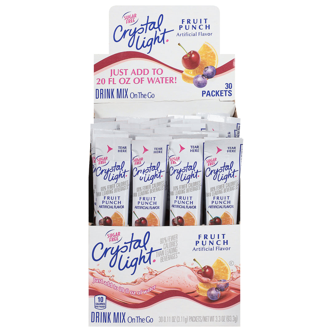 Crystal Light Fruit Punch-Beverage On The Go-0.11 oz.-30/Box-4/Case