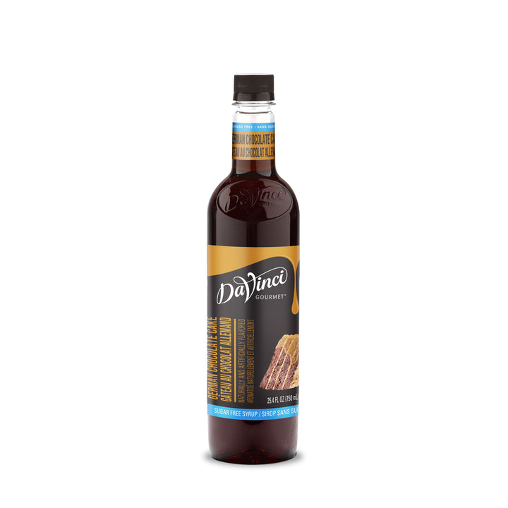 Davinci Gourmet Gourmet Sugar Free German Chocolate Cake Syrup-750 Milliliter-4/Case