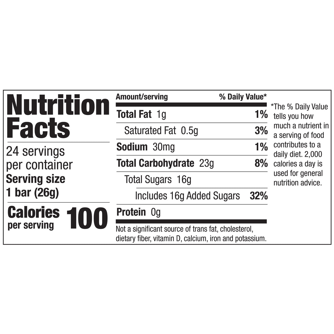 Now & Later Soft Banana Chews-0.93 oz.-24/Box-12/Case