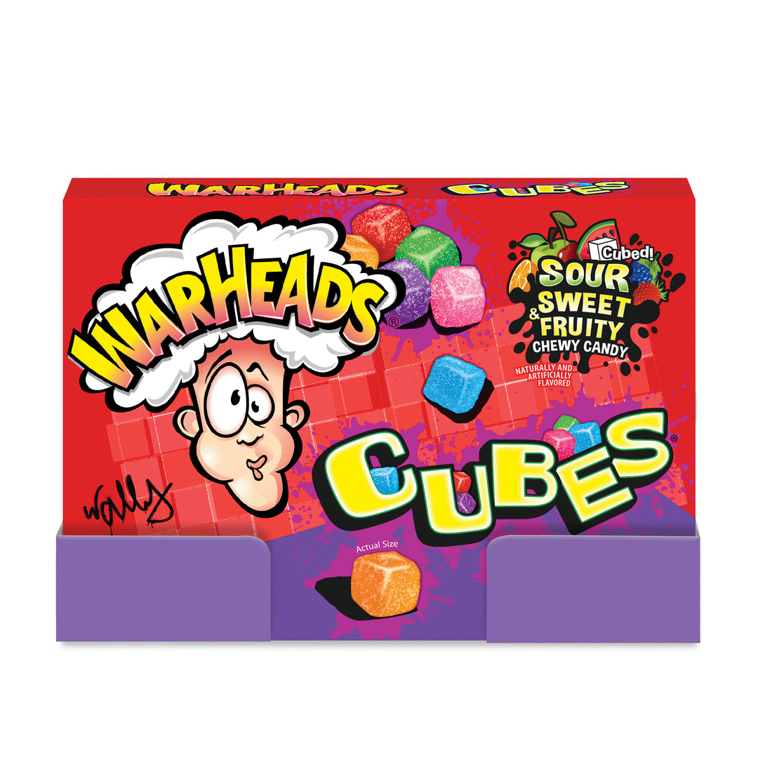 Warheads Cubes Theater Box-4 oz.-12/Case
