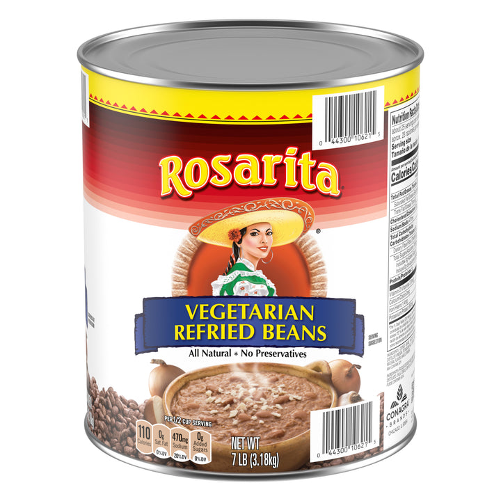 Rosarita Bean Vegetable Refried-112 oz.-6/Case