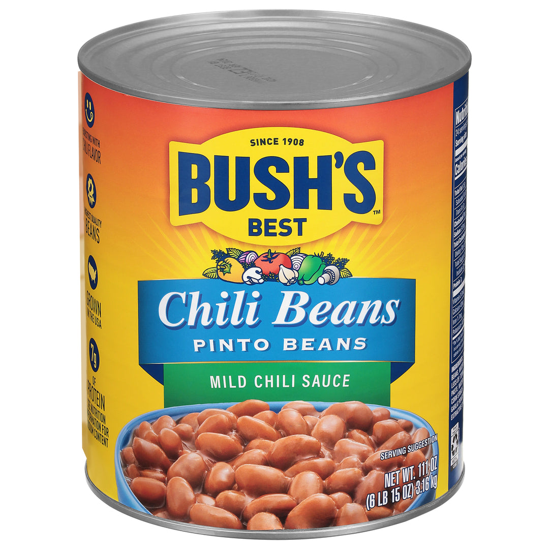 Bush's Best Beans In Chili Sauce-111 oz.-6/Case