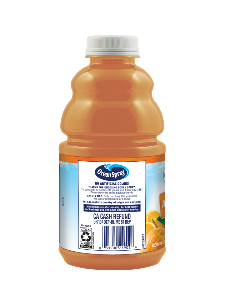 Ocean Spray Orange Juice-32 fl oz.-12/Case