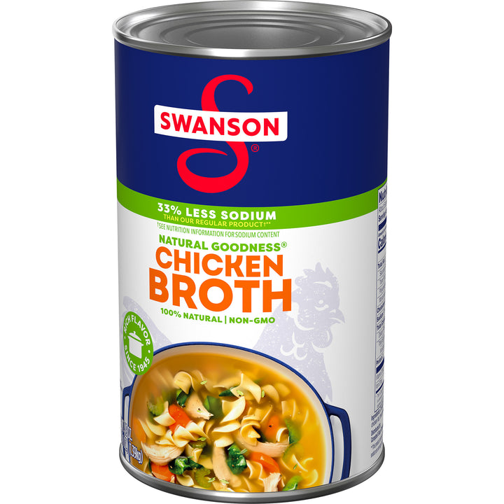 Swanson Natural Chicken Broth-49 oz.-12/Case