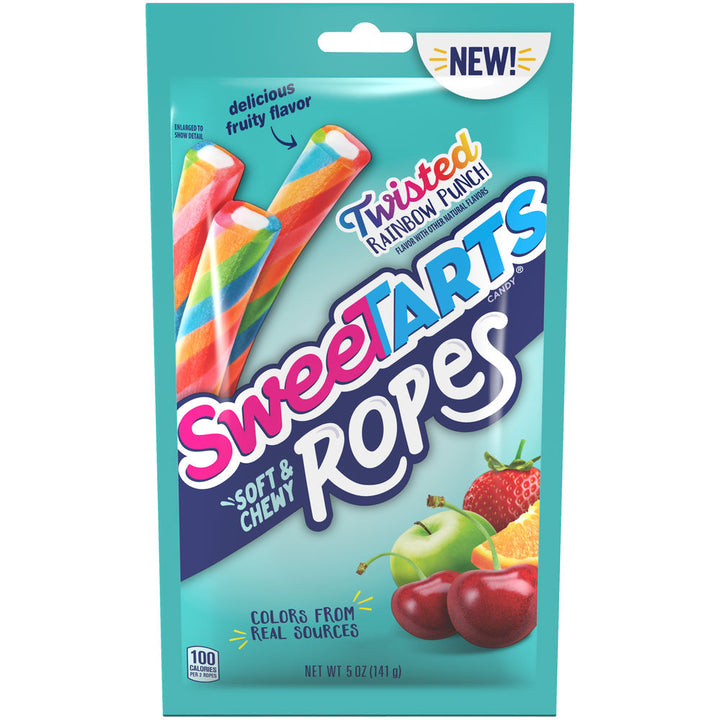 Sweetart Twisted Rainbows Rope-5 oz.-12/Case