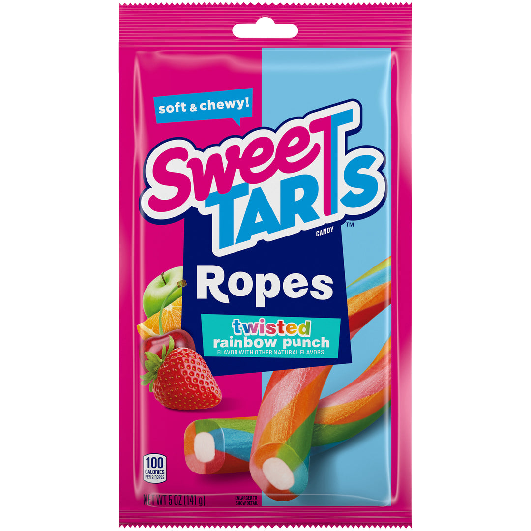 Sweetart Twisted Rainbows Rope-5 oz.-12/Case