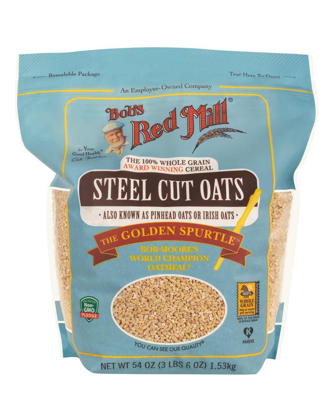 Bob's Red Mill Natural Foods Inc Steel Cut Oats-54 oz.-4/Case
