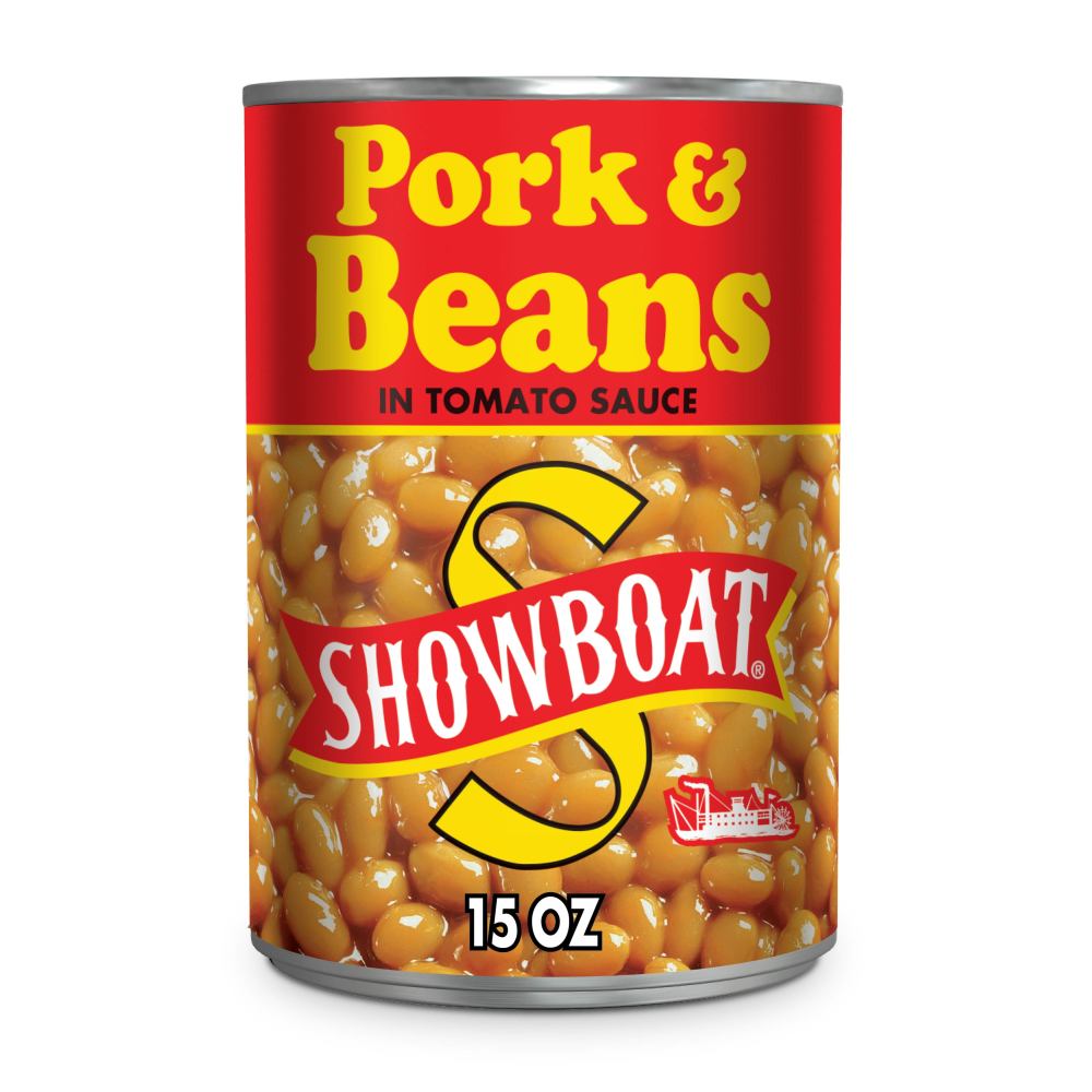 Showboat Bean Pork & Beans-15 oz.-12/Case