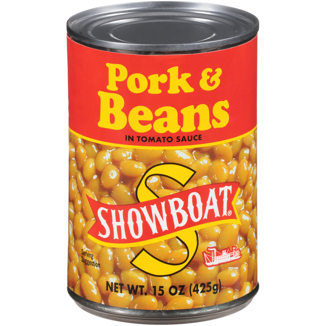 Showboat Bean Pork & Beans-15 oz.-12/Case