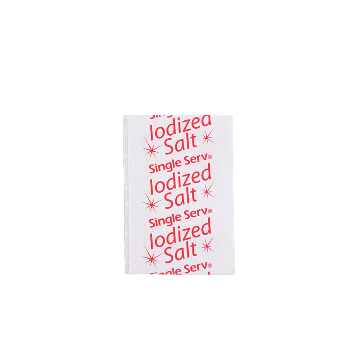 Single Serv Flat Salt Packets Poly Bag-0.6 Gram-3000/Box-3000/Case