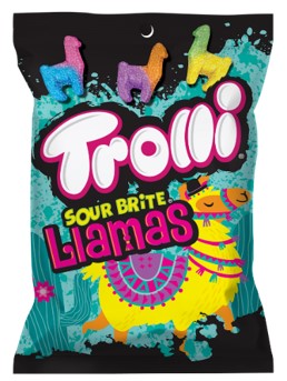 Trolli Sour Brite Llamas Gummy Candy-4.25 oz.-12/Case