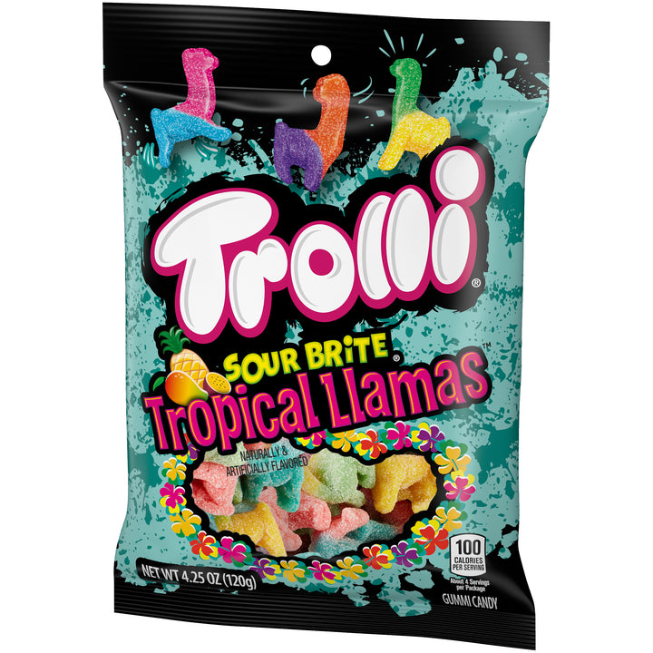 Trolli Sour Brite Llamas Gummy Candy-4.25 oz.-12/Case