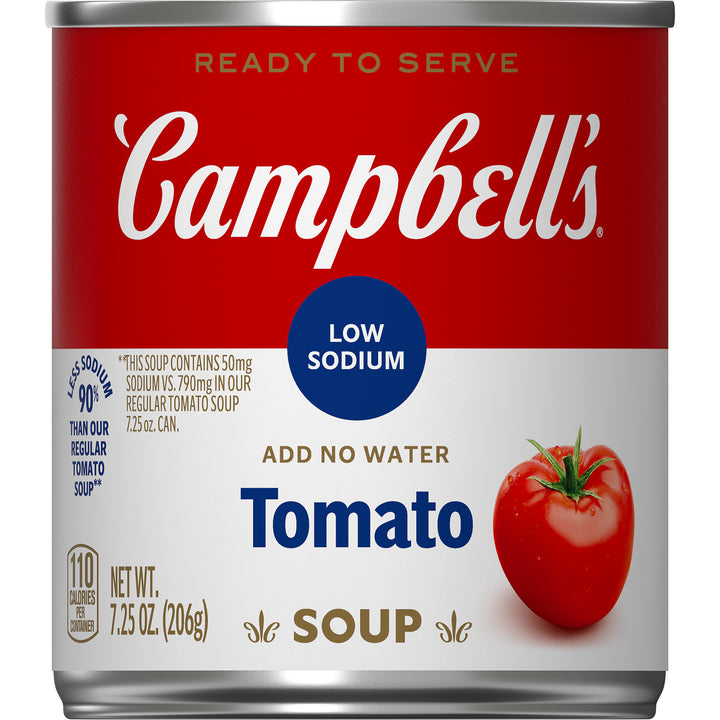 Campbell's Classic Low Sodium Tomato Shelf Stable Soup-7.25 oz.-24/Case