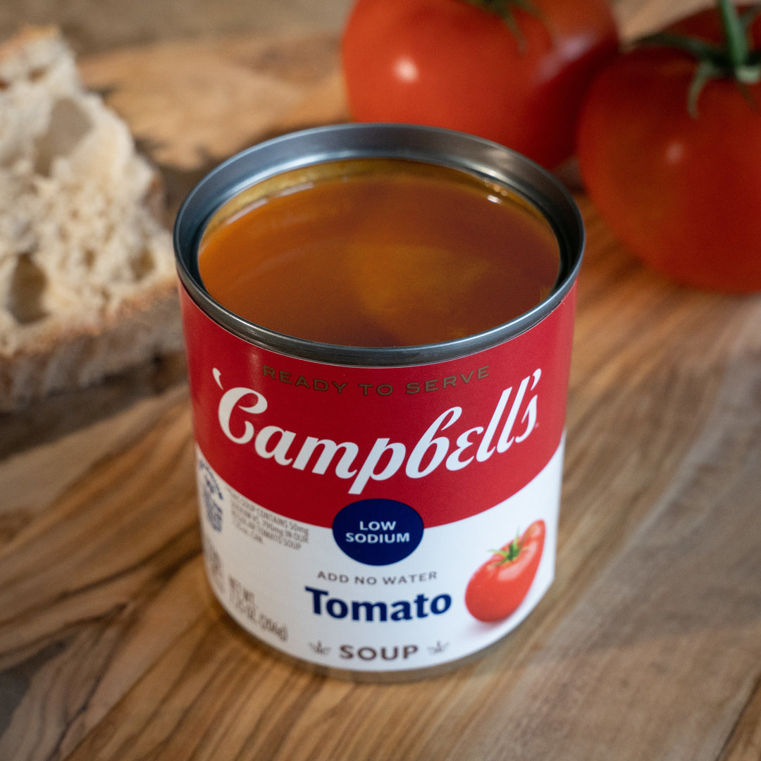 Campbell's Classic Low Sodium Tomato Shelf Stable Soup-7.25 oz.-24/Case
