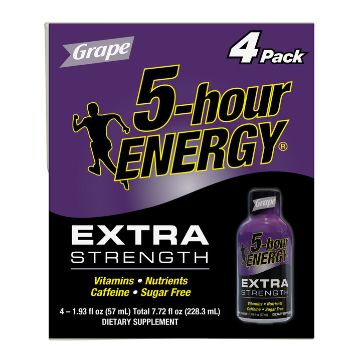 5-Hour Energy Extra Strength Grape-7.72 fl oz.s-12/Case