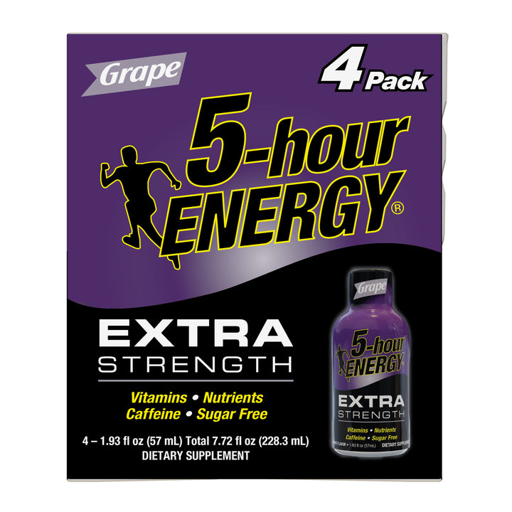 5-Hour Energy Extra Strength Grape-7.72 fl oz.s-12/Case
