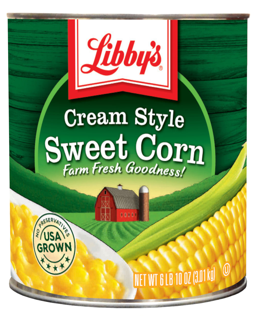 Libby's Fancy Cream Corn-106 oz.-6/Case