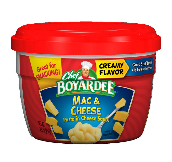 Chef Boyardee Chef Boyardee Microwave Macaroni & Cheese-7.5 oz.-12/Case