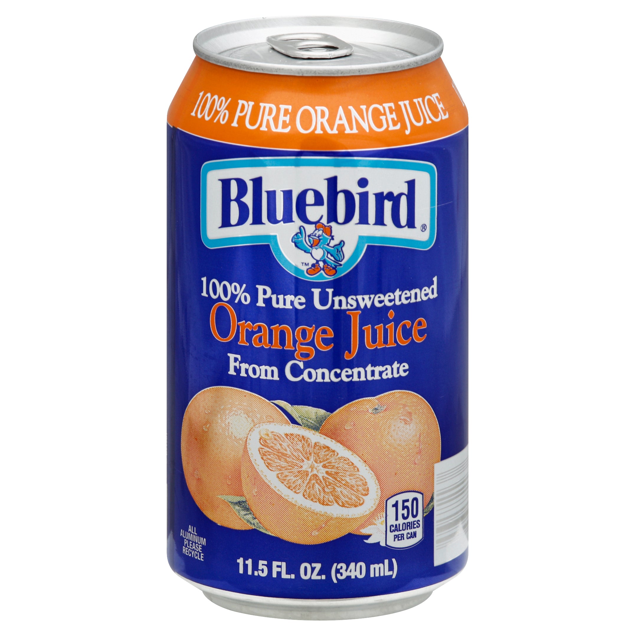 Bluebird Juice Orange-11.5 fl oz.s-24/Case MPN# 5350000021 – Round