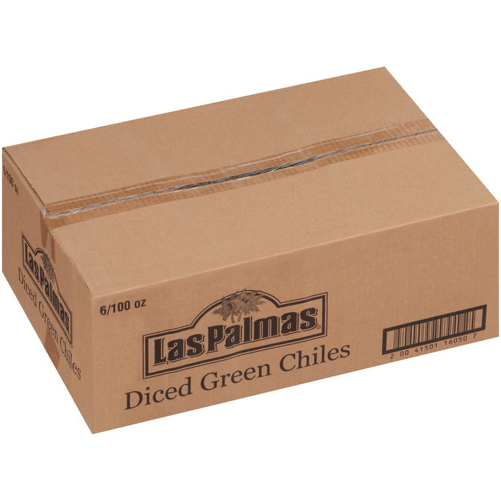 Las Palmas Las Palmas Green Diced-100 oz.-6/Case