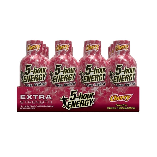 5-Hour Energy Extra Strength Cherry-1.93 fl. oz.-12/Box-18/Case