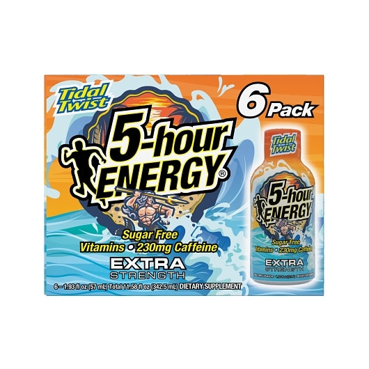 5-Hour Energy Extra Strength-Tidal Twist 36-6 Cnt-1.93 oz.-6/Box-36/Case