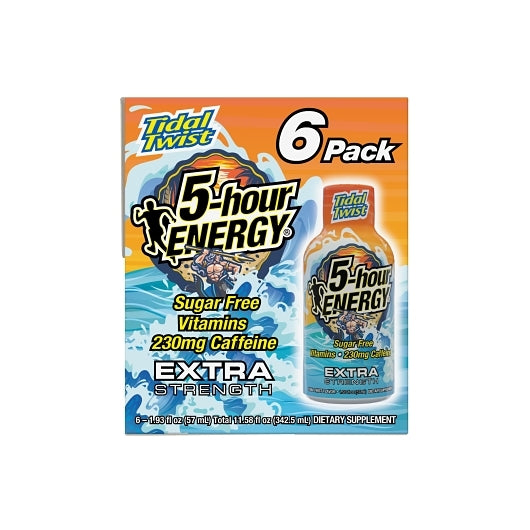 5-Hour Energy Extra Strength-Tidal Twist 36-6 Cnt-1.93 oz.-6/Box-36/Case