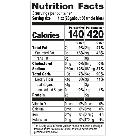 Andy Capps Fire Fries-3 oz.-12/Case