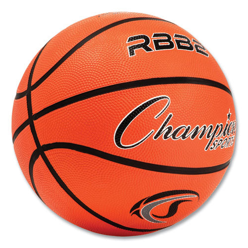 Champion Sports Rubber Sports Ball For Basketball No. 5 Size Junior Size Orange