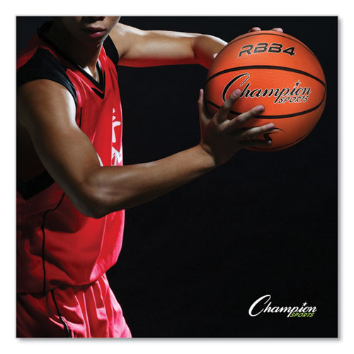 Champion Sports Rubber Sports Ball For Basketball No. 5 Size Junior Size Orange