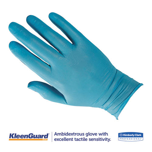 KleenGuard G10 Blue Nitrile Gloves X-small Blue 100/box