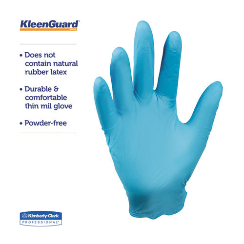 KleenGuard G10 Blue Nitrile Gloves X-small Blue 100/box