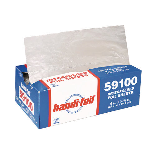 HFA Interfolded Foil Sheets 55 Gauge 9x10.75 500 Sheets/box 6 Boxes/Case